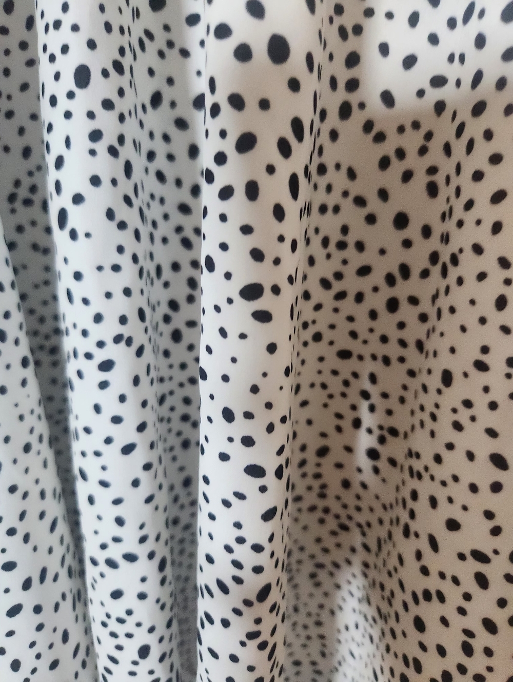 🚨BOGO🚨SHEIN White Spotted Tie-Front Mini Dress - Picture 5 of 8